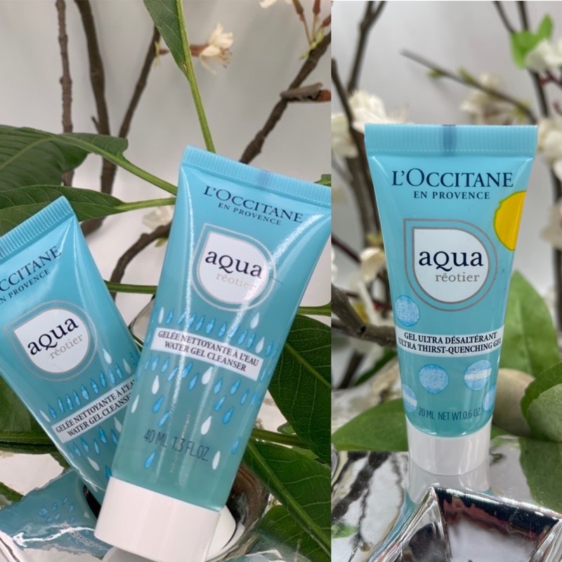 l'occitane Aqua Reotier Water Gel Cleanser & Ultra ThirstQuenching 20