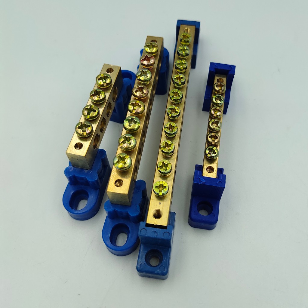 XQ960412(63A)/XQ1280412(125A)บัสบาร์ทองเหลือง บาร์กราวด์ บาร์นิว