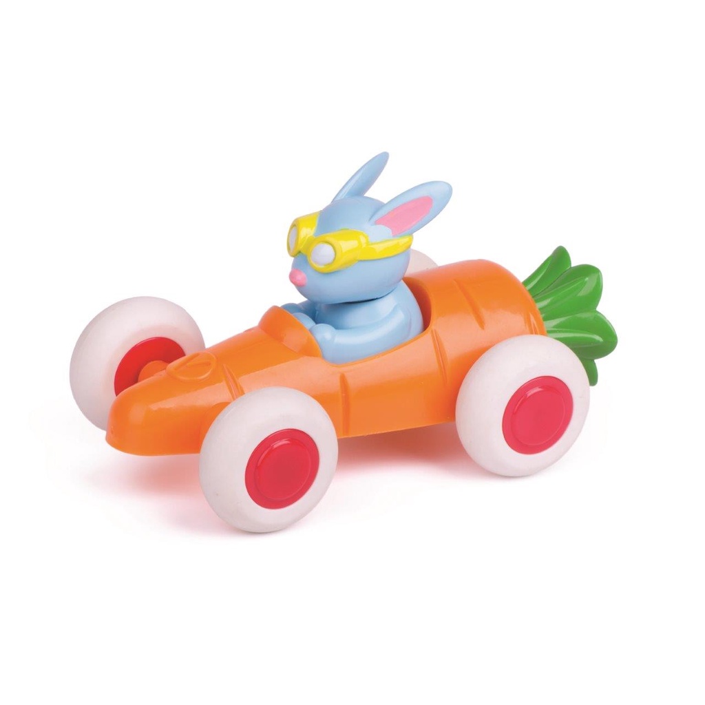 Viking toys Cute Racer rabbit in carrot ไวกิ้ง ทอยส์ ของเล่นรถแครอทและ