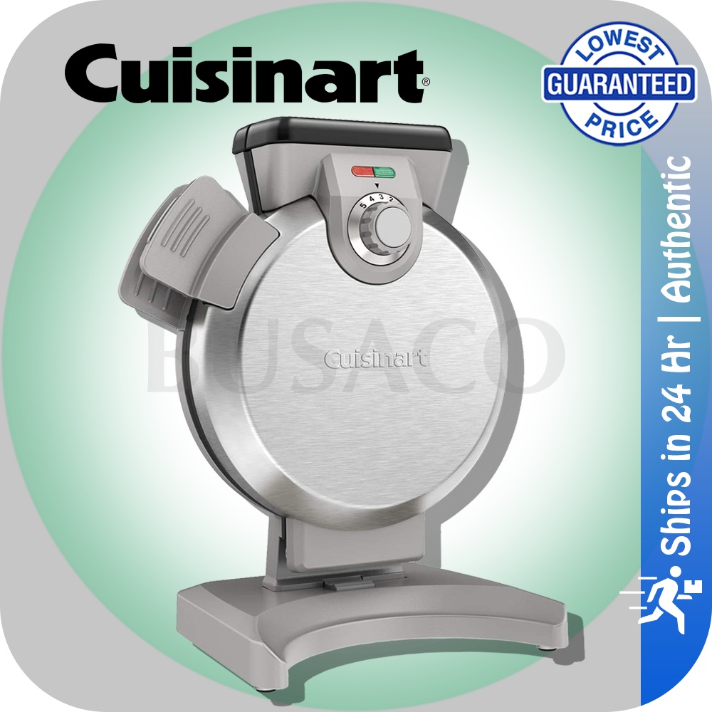 Cuisinart WAFV100 KR เครื่องทําวาฟเฟิล แนวตั้ง พร้อมแผ่นอบ แบบไม่ติด