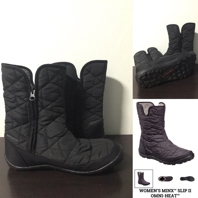 Columbia snow boots, omniheat size 38 waterproof เหมือนของใหม่ ไม่มีกล่อง Shopee Thailand