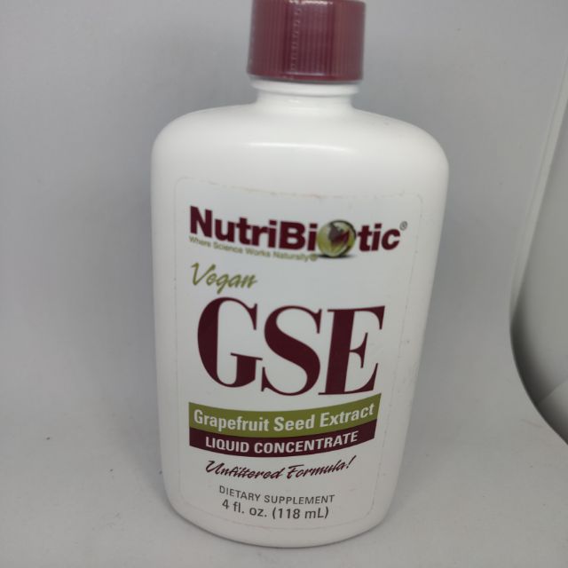 พร้อมส่ง NutriBiotic, GSE, Grapefruit Seed Extract, Liquid Concentrate Shopee Thailand