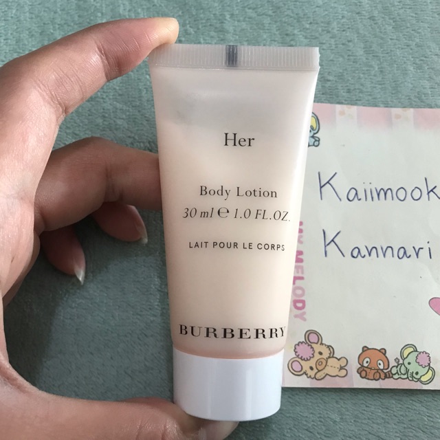 Burberry Her Body Lotion 30 ml. Shopee Thailand