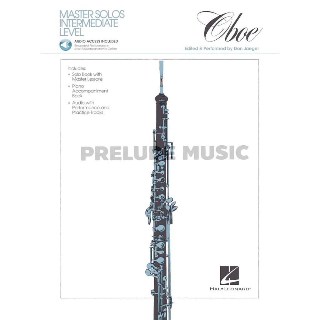 MASTER SOLOS INTERMEDIATE LEVEL OBOE Audio(00841323