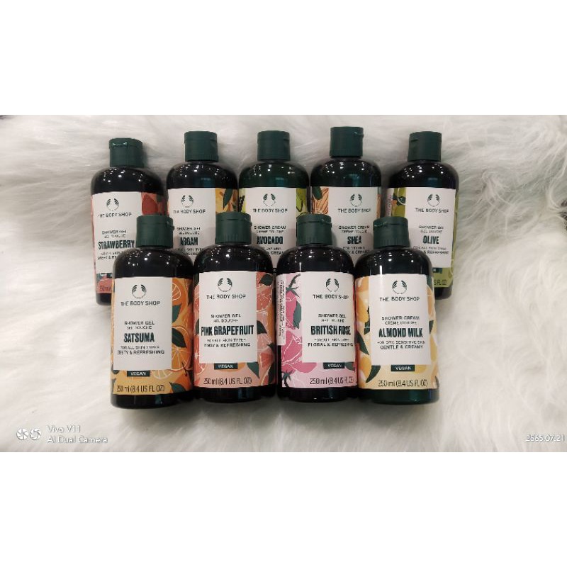 พร้อมส่ง THE BODY SHOP SHOWER GEL /SHOWER CREAM 250ML Shopee Thailand