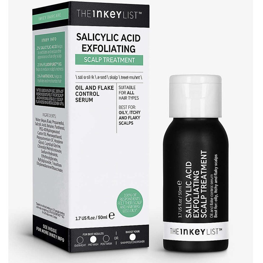 THE INKEY LIST Salicylic Acid Exfoliating scalp treatment 50ml Shopee