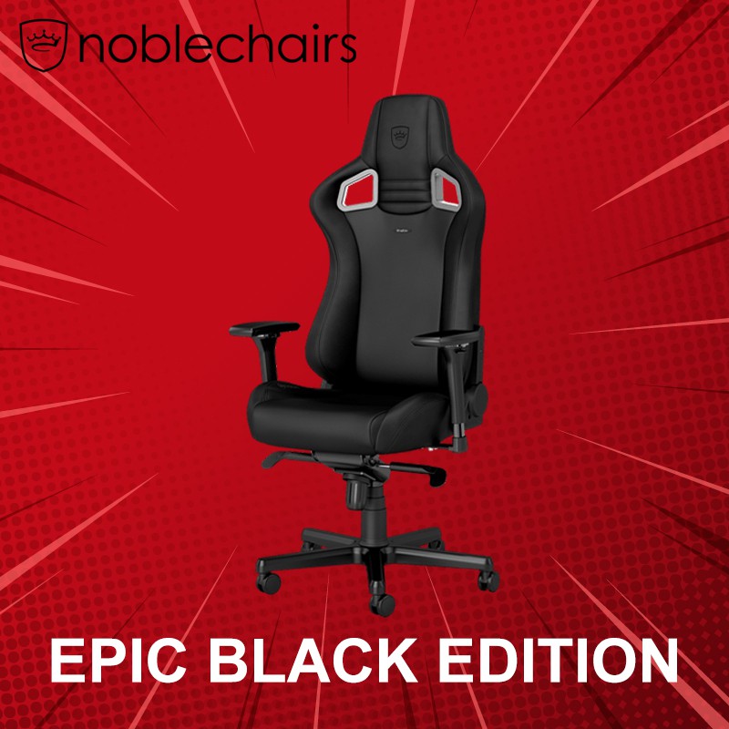 เก้าอี้เกมมิ่ง Noblechairs Epic Black Edition ประกันศูนย์ 2 ปี Shopee