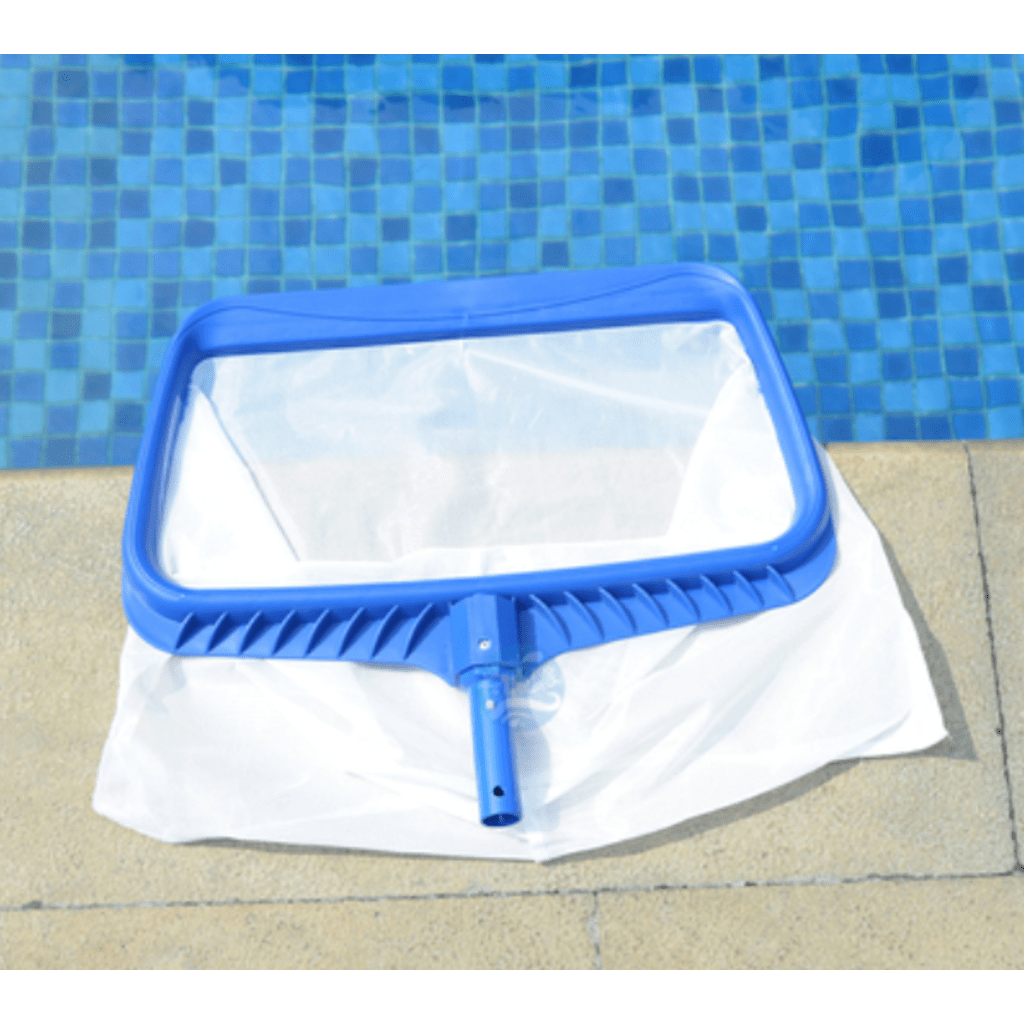 Pool Leaf Rake กระชอนตาข่ายตักใบไม้ในสระสีขาว 48x28x42cm ST201176