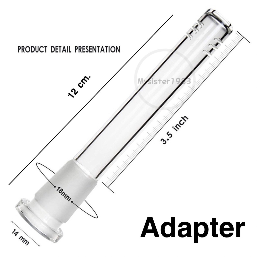 Adapter /Glass tube adapter/Cup14mm.ส่งจากไทย(เลือกสินค้าที่ตัวเลือก