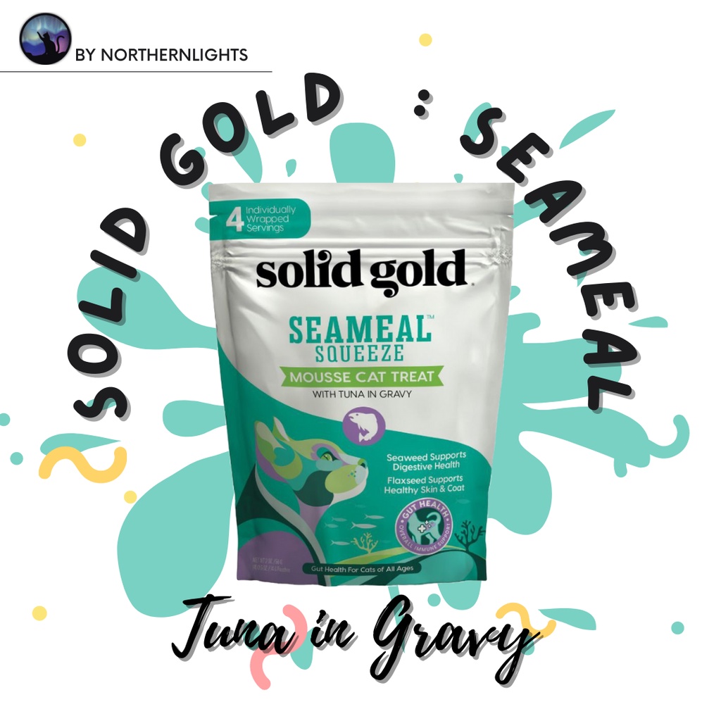 ขนมแมวเลีย Solid Gold SeaMeal Squeeze มี 2 รสชาติ Shopee Thailand