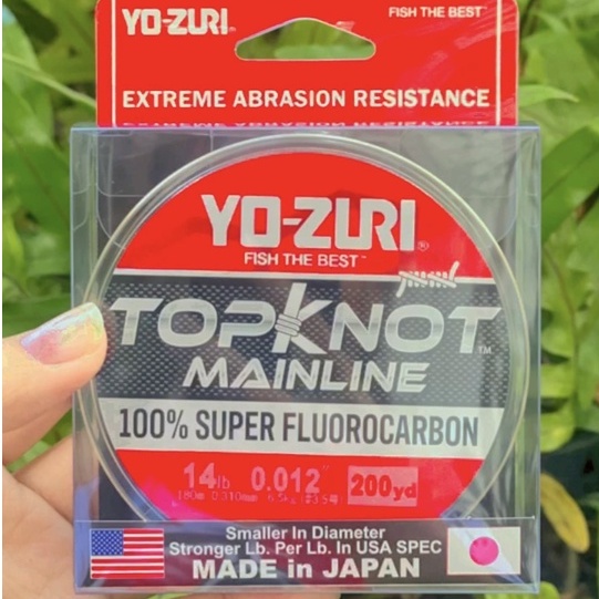 สาย YoZuri Topknot Fluorocarbon Leader Shopee Thailand