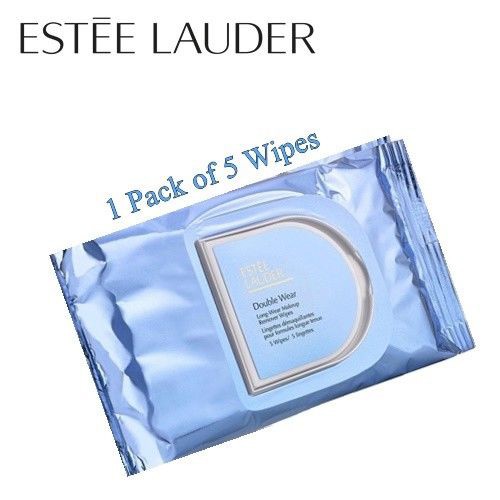Estee Lauder Double Wear LongWear Makeup Remover Wipes ( 5 แผ่น