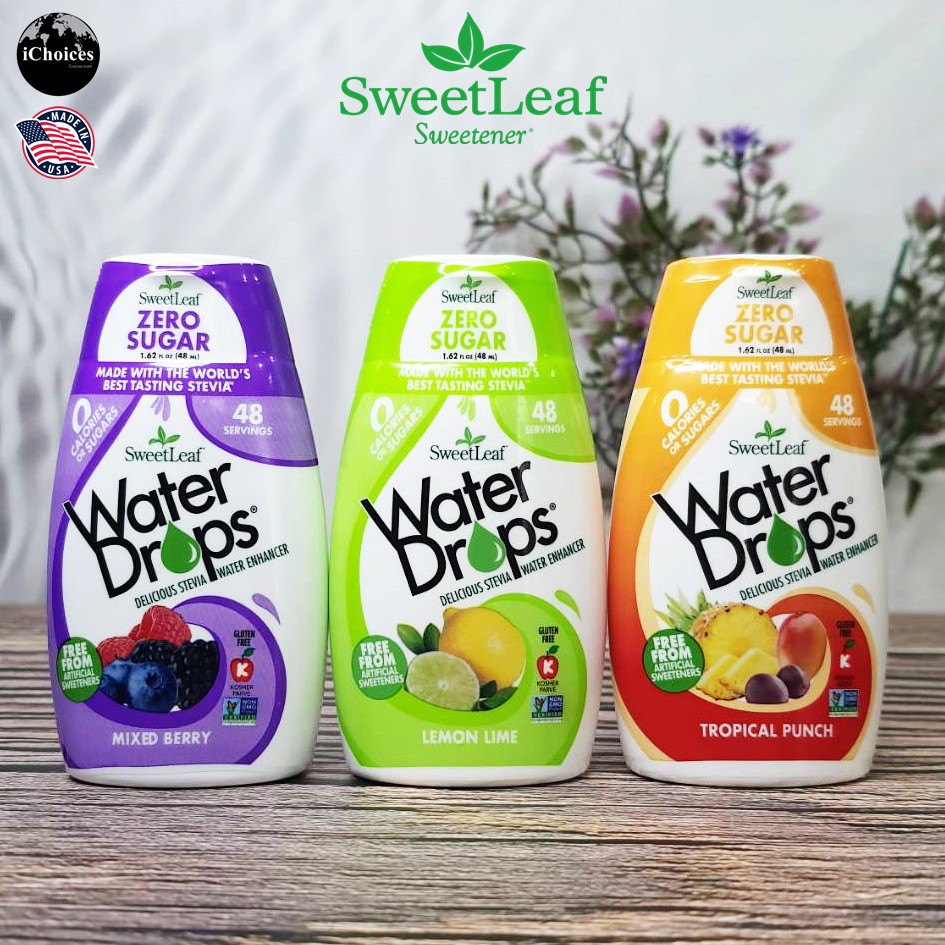 น้ำหยด Wisdom Natural® SweetLeaf Water Drops Stevia Water 48ml Shopee