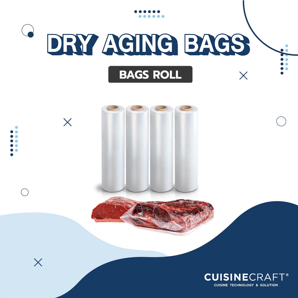 Big Meat Set Dry Aging Bags (ROLL) by Dry Ager Germany (Umai Dry Bag