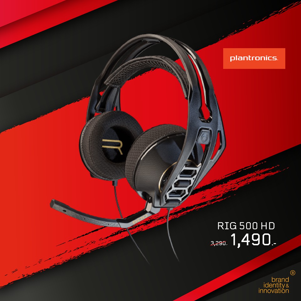 Plantronics RIG 500 HD Stereo PC Gaming Headset Shopee Thailand