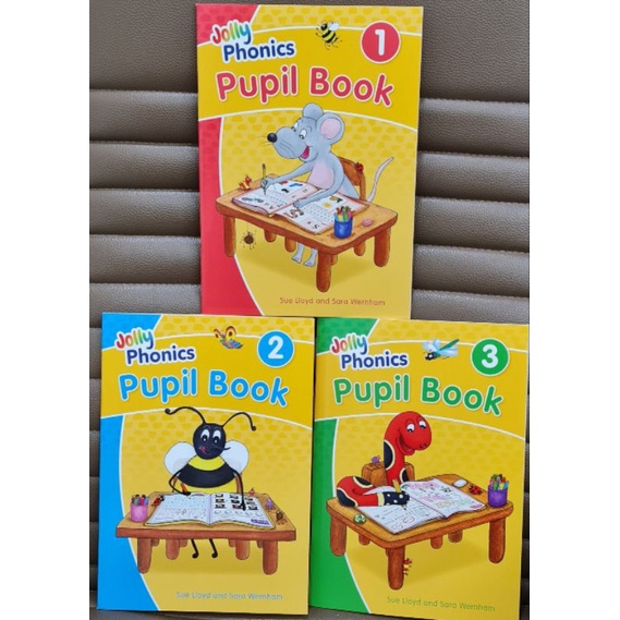 N Jolly phonics เฉพาะ แบบฝึกหัด pupil book เล่ม 1 3 set Shopee Thailand