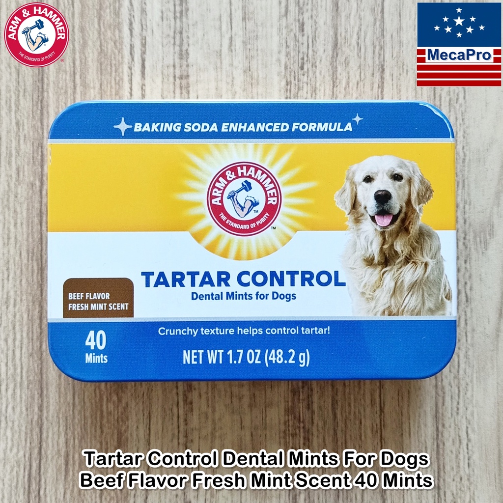 Arm & Hammer® Tartar Control Dental Mints For Dogs, Beef Flavor Fresh