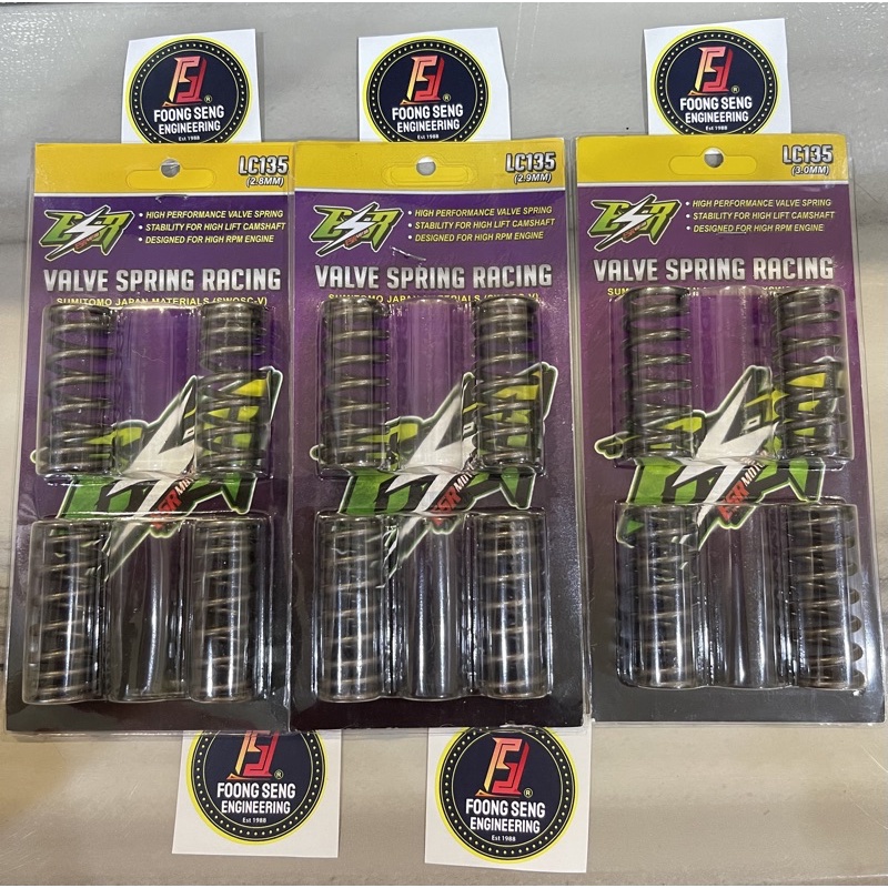Esr RACING VALVE SPRING & CLUTCH SPRING LC135 / Y15 / RS150 EX5 WAVE125 Y16 NVX NMAX 2.8 2.9 3.0