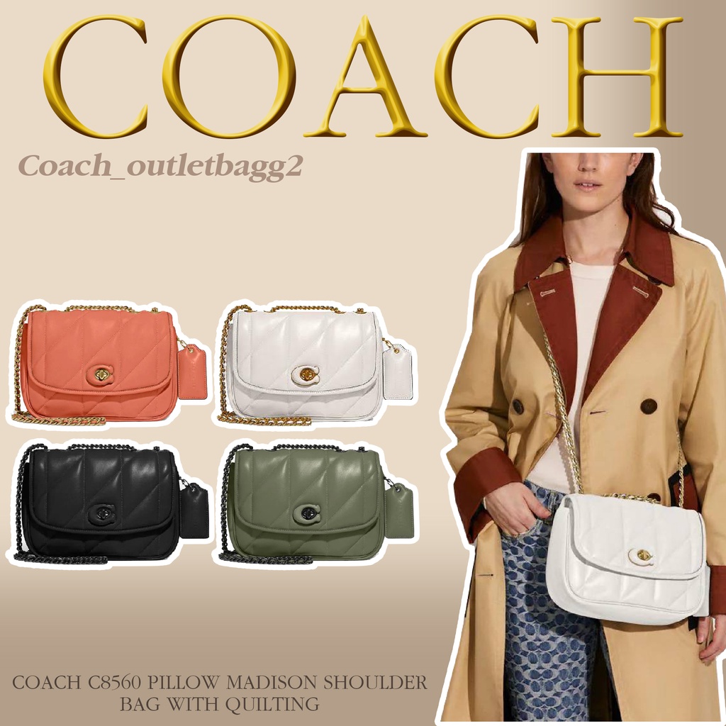COACH C8560 PILLOW MADISON SHOULDER BAG WITH QUILTING Shopee Thailand