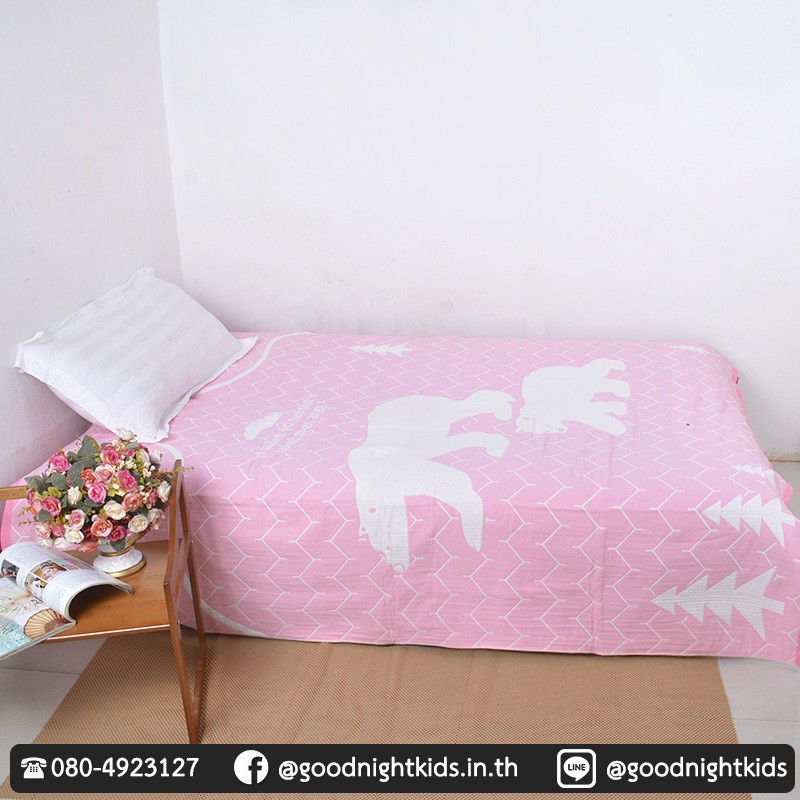 ผ้าห่มทอฝ้ายญี่ปุ่น ขนาด 7 ฟุต (200 x 230 ซม.) คละลาย Shopee Thailand