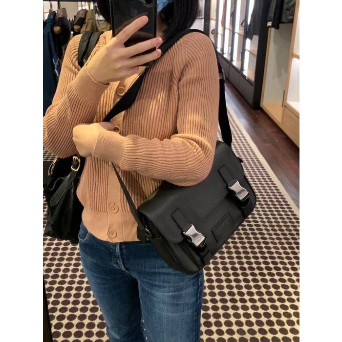 กระเป๋าสะพาย OUTLET COACH TRACK CROSSBODY COACH C2715 QB/BLACK แทรคครอส