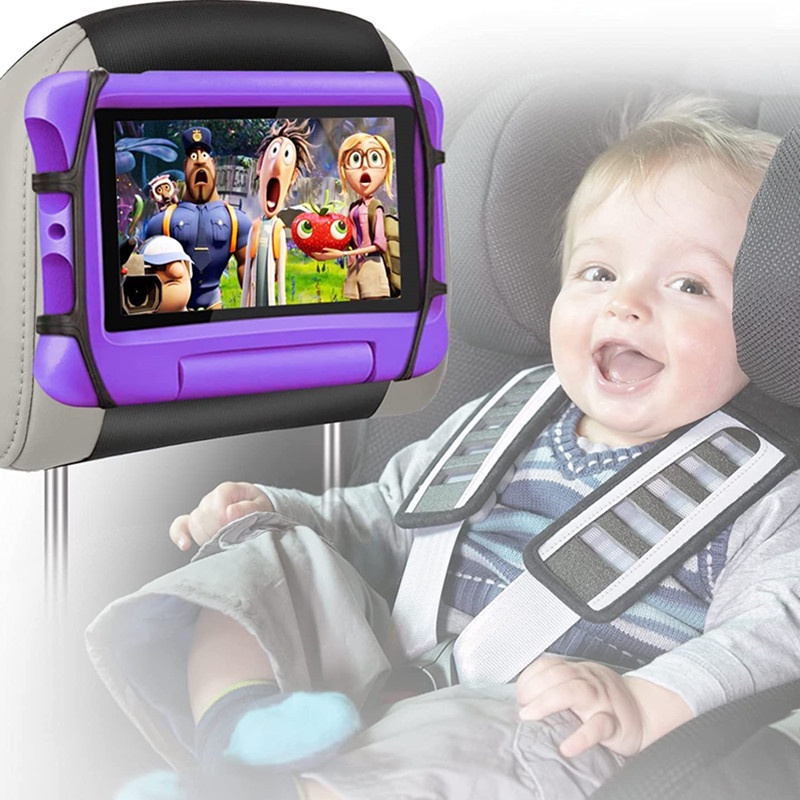 360 Rotating Adjustable Universal Car Tablet Holder Back Seat Kids Headrest Stand for IPad Mini