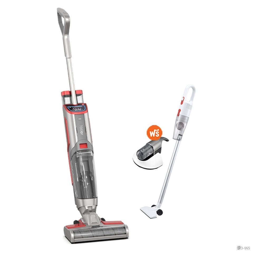 Mister Robot เครื่องดูดฝุ่น ล้าง ถู รุ่น VAC and WET Mop แถมฟรี