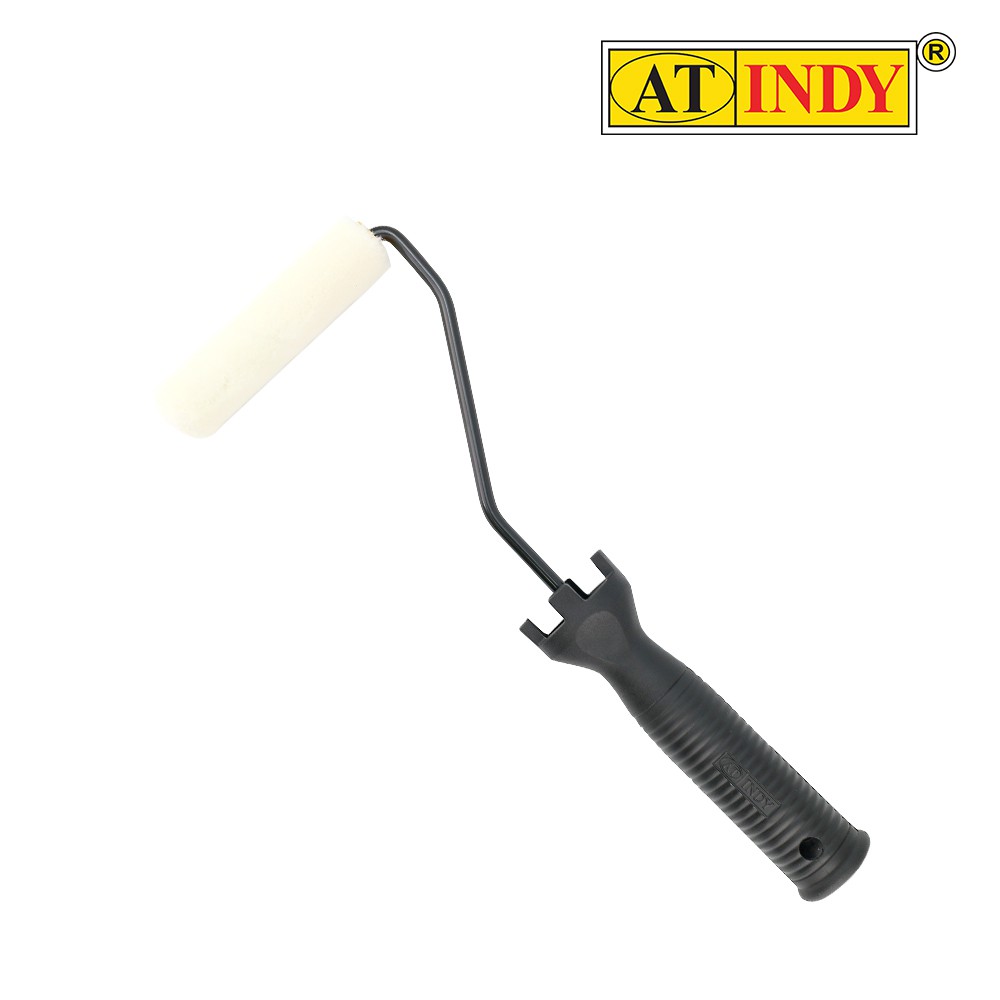 AT INDY 4" Velour Mohair Mini Rollerด้าม+ลูกกลิ้งทาสีขนสักกะหลาด 4 นิ้ว