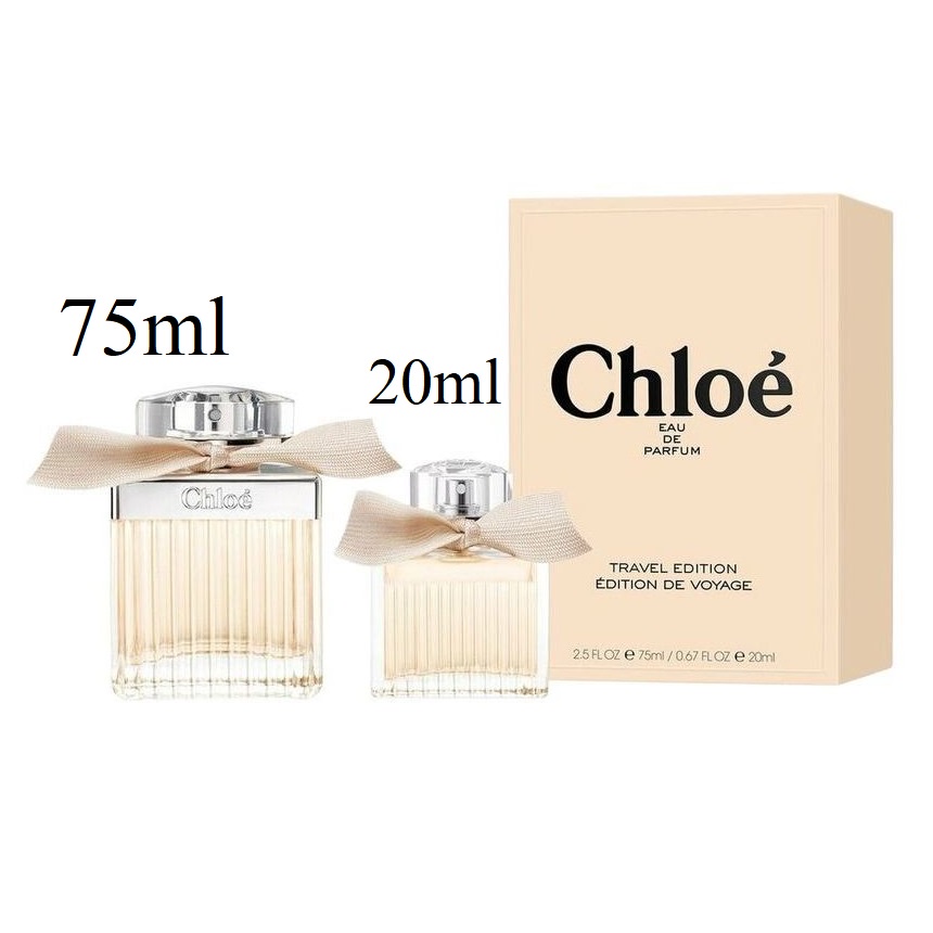 CHLOE Eau De Parfum TRAVEL EDITION (75ml + 20ml) Shopee Thailand