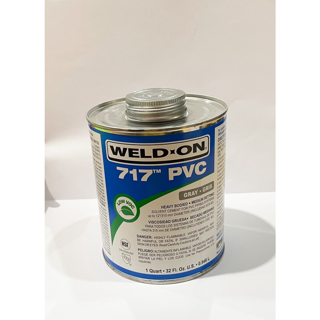 Weld On 717 PVC กาวทาท่อ UPVC รับแรงดันน้ำสูง Shopee Thailand