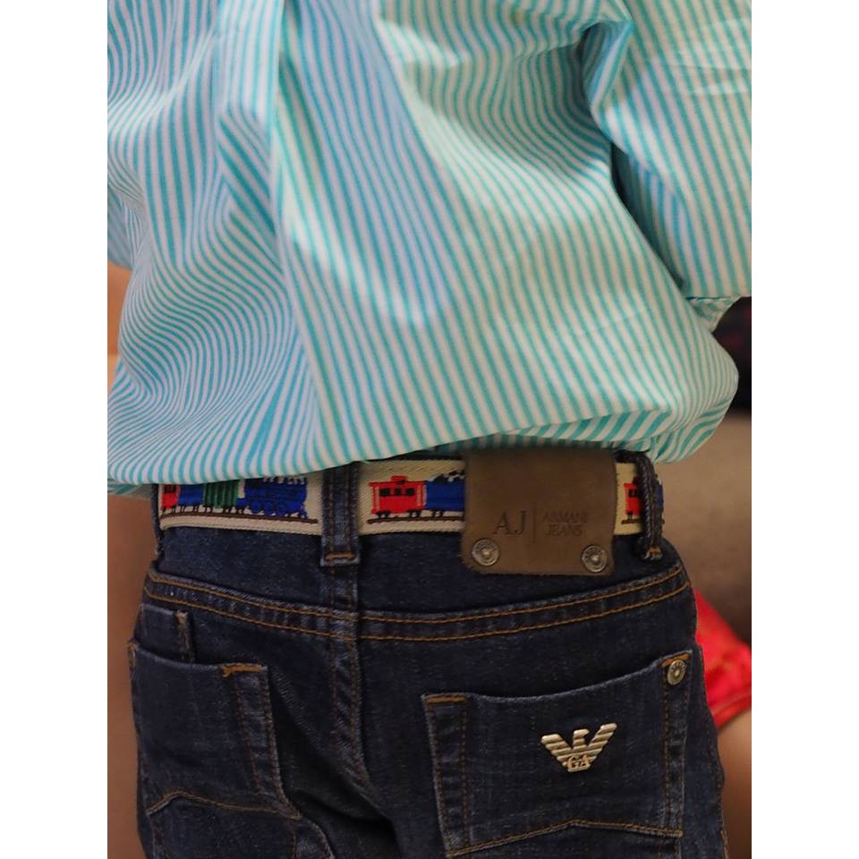 Myself Belts เข็มขัดสำหรับเด็ก 28 ปีจากอเมริกา ลายรถไฟ Shopee Thailand