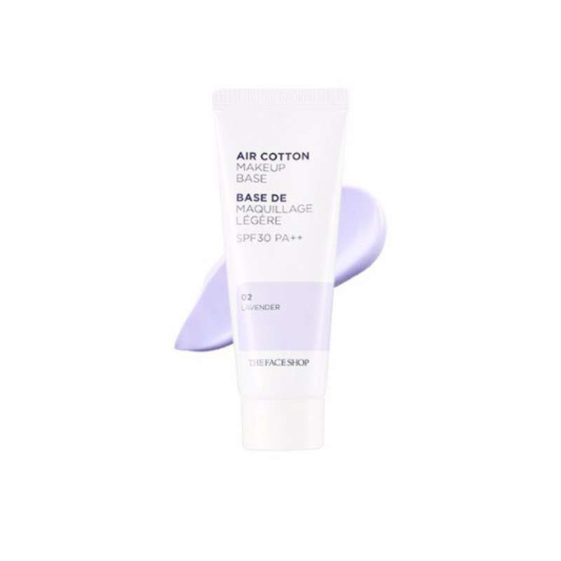 The Face Shop Air Cotton Makeup Base SPF 30 PA+++(02) Shopee Thailand