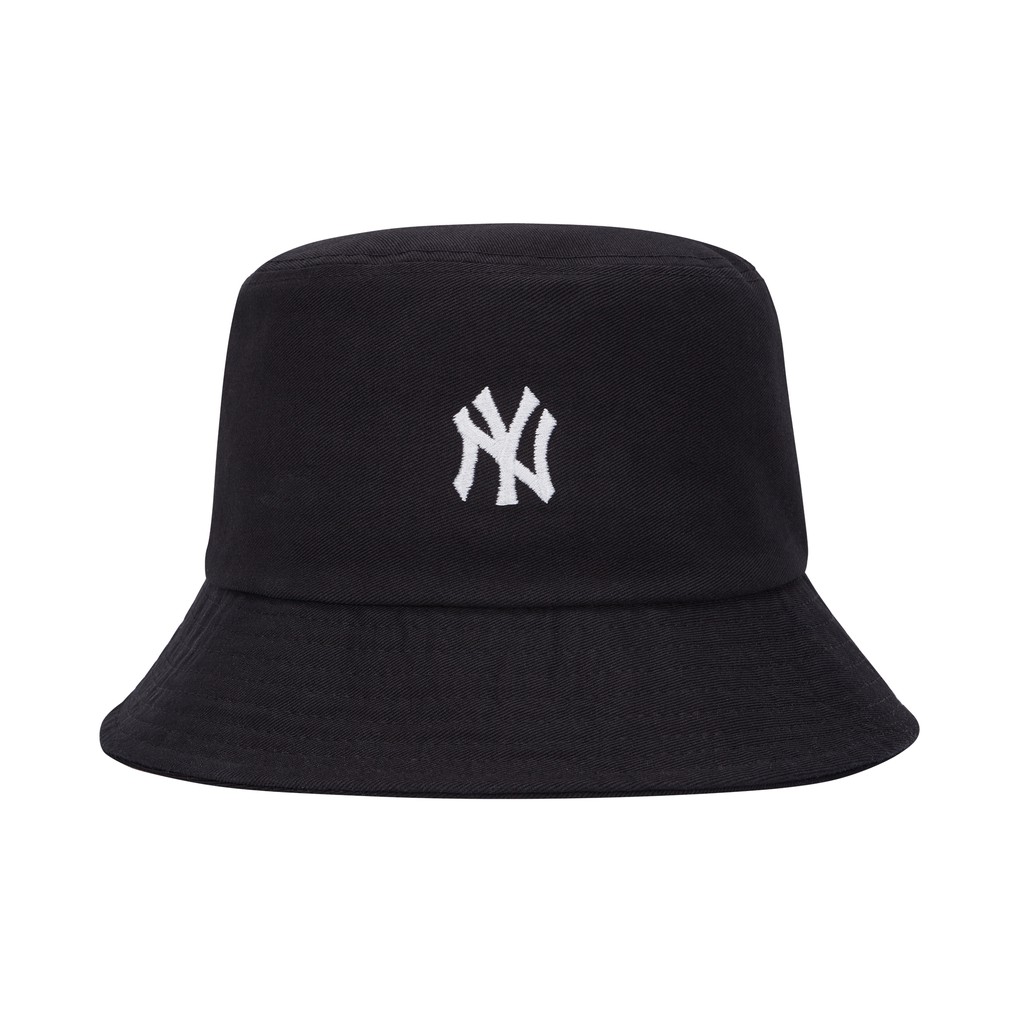 MLB หมวกทรงบัคเก็ต ROOKIE ACCESSORY UNISEX BUCKET HAT 3AHT7701N 50BKS NEW YORK YANKEES BLACK