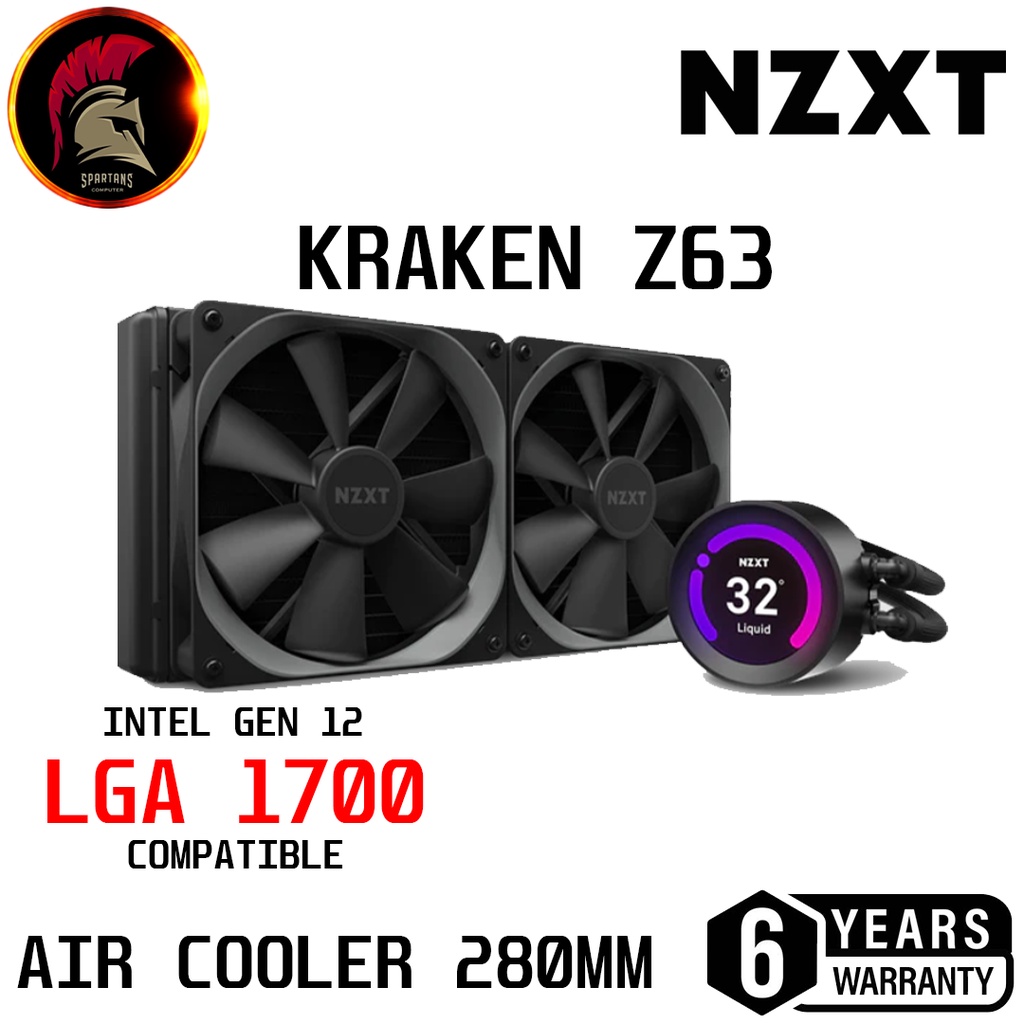 NZXT LIQUID CPU COOLER KRAKEN Z63 (280MM) LGA 1700 Shopee Thailand