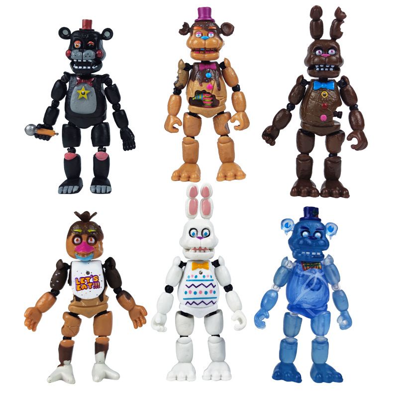 FNAF Action Figure Set Security Breach Five Nights at Freddy's Action