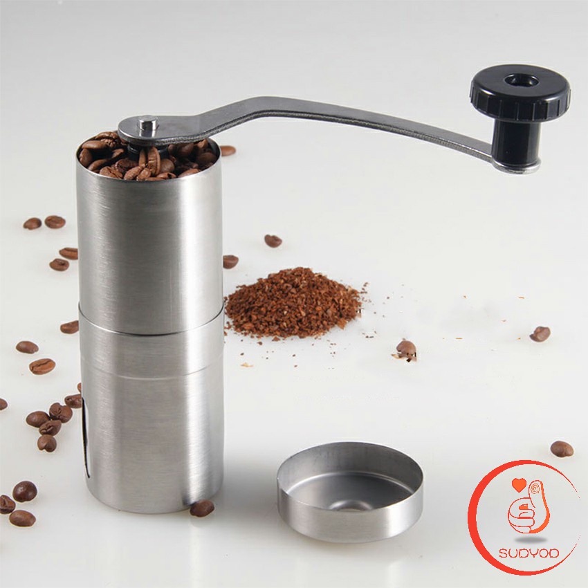 ขนาดกระทัดรัด พกพาสะดวก เครื่องบดกาแฟ MiNi Manual coffee grinder
