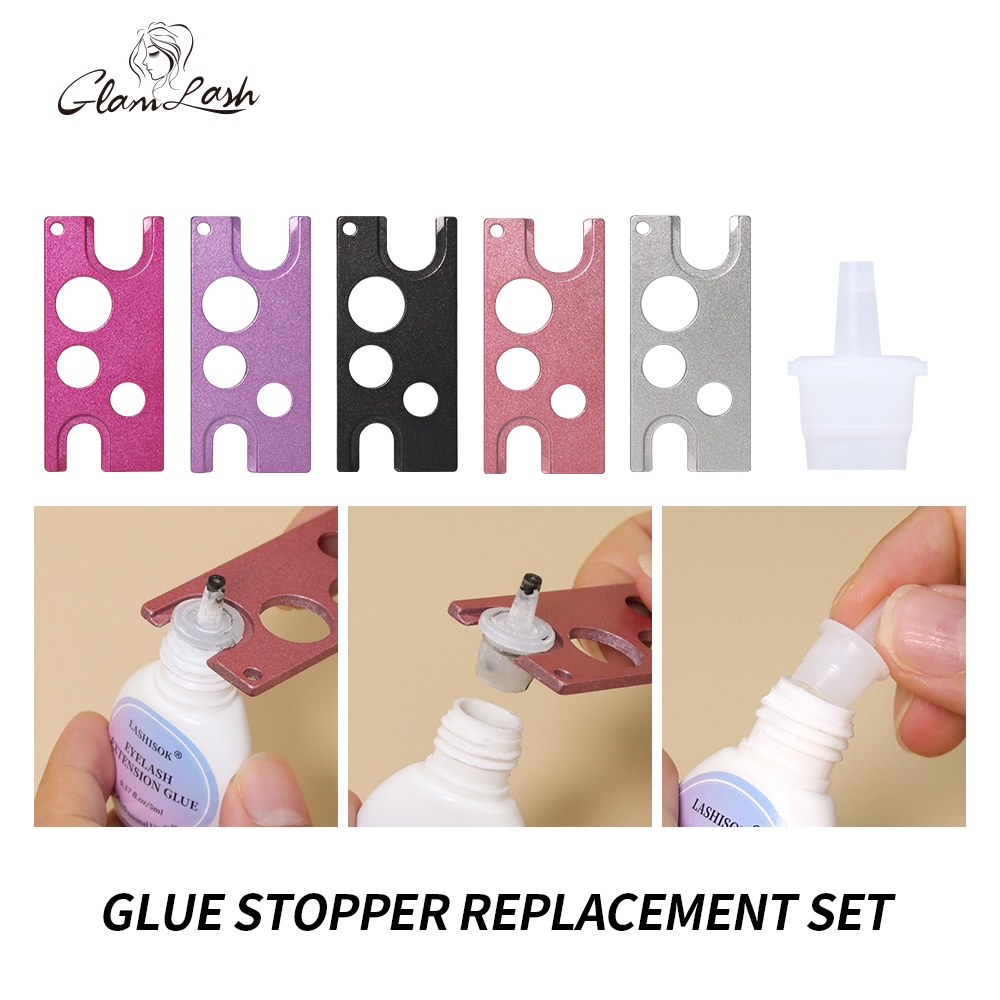 GLAMLASH Eyelashes Adhesive Glue Cap Universal Lash Glue Replacement