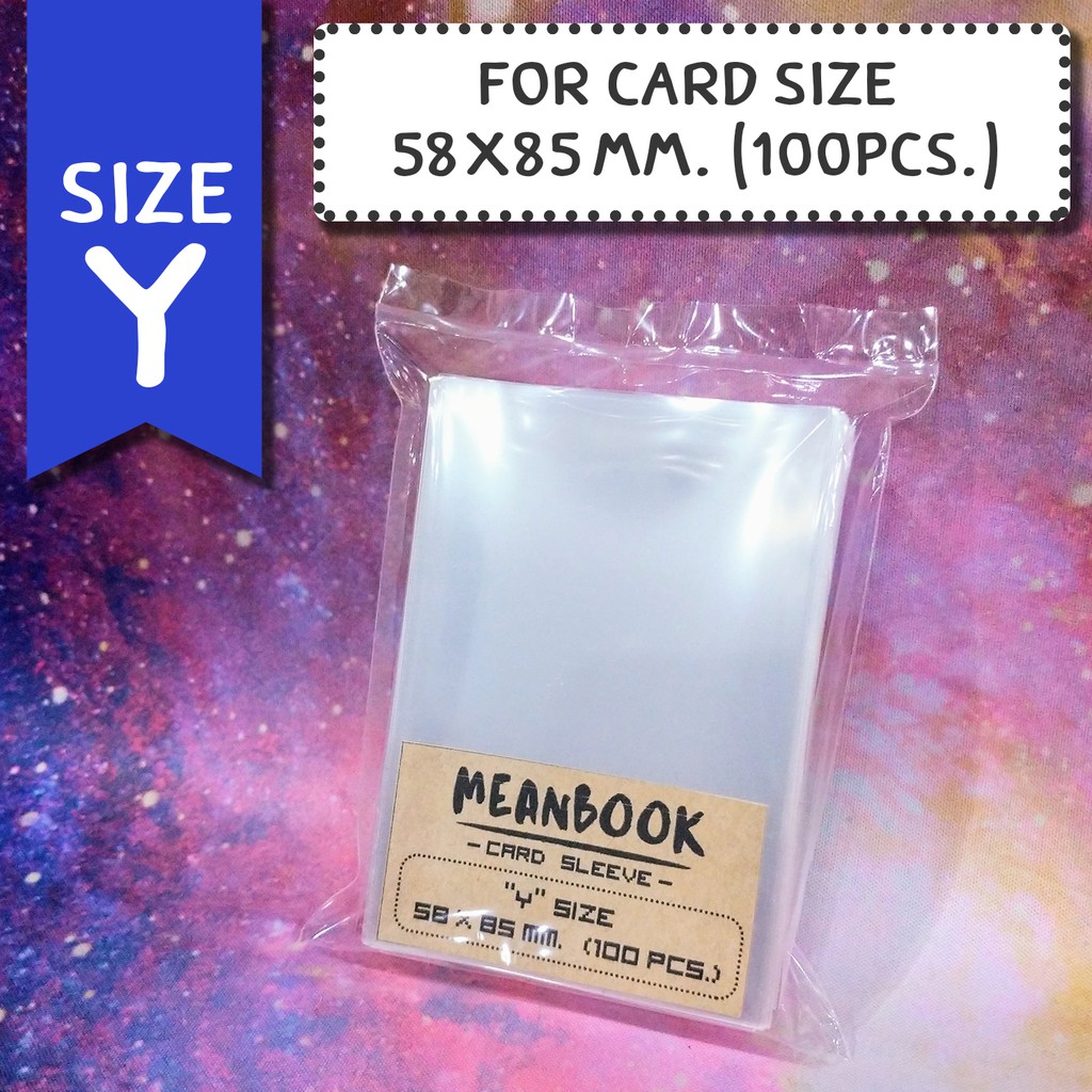 ซองใส่การ์ด Size Y Card Sleeve (ขนาดการ์ด 59x85 mm) ซอง Cardfight