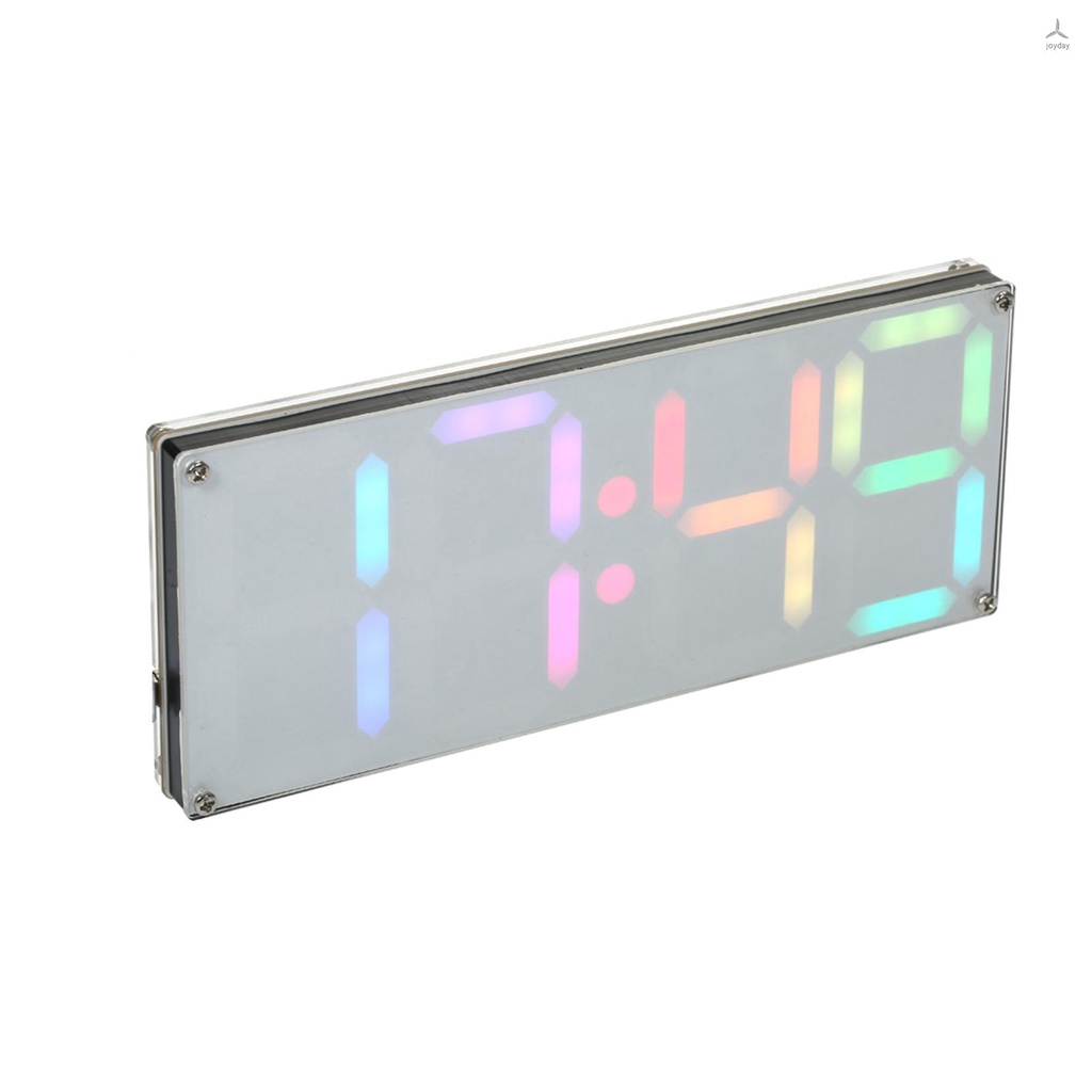 DS3231 DIY 4digit Digital LED Clock Kit with Rainbow Colors and