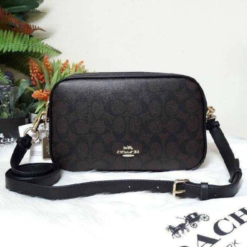 COACH JES CROSSBODY IN SIGNATURE CANVAS (COACH F68168) Shopee Thailand