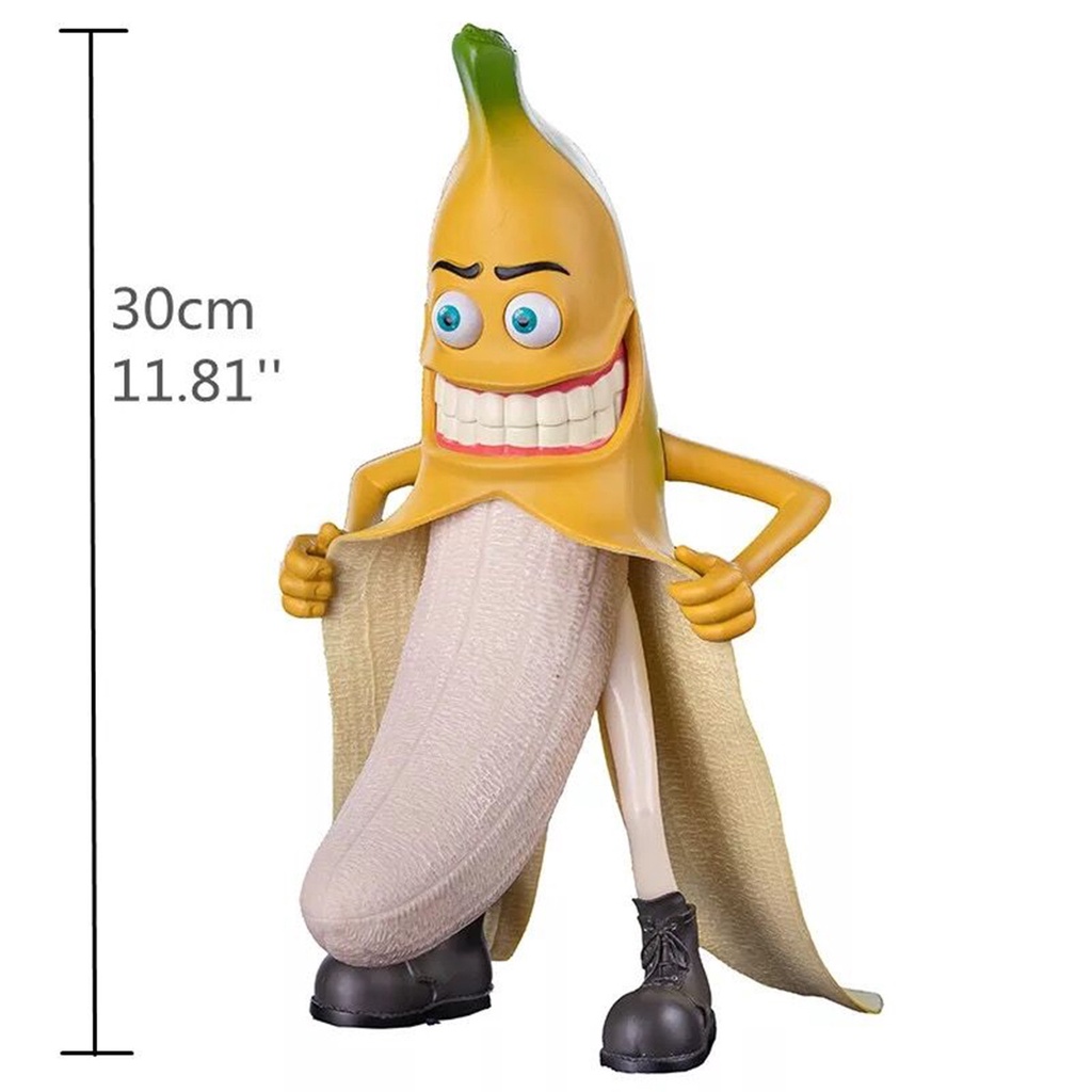 ของตั้งโชว์ Mr. Banana โมเดล ของตกแต่งบ้าน ลายกล้วย boxed gift play