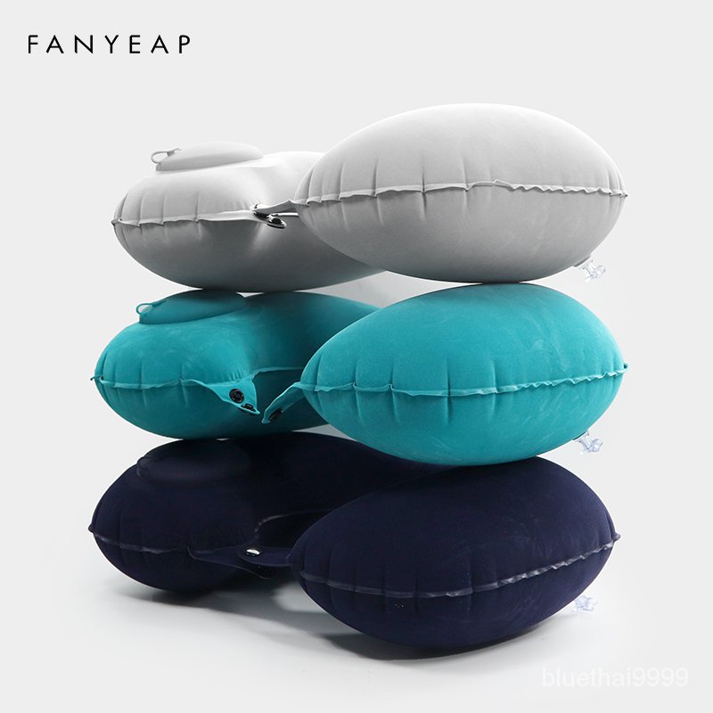 【บลูไดมอนด์】U Shaped Travel Pillow Car Air Flight Inflatable Pillows
