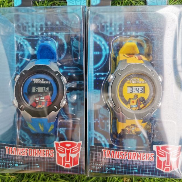no 021นาฬิกา ทรานส์ฟอเมอร์ Transformer watch มีไฟ ลิขสิทธิ์ แท้