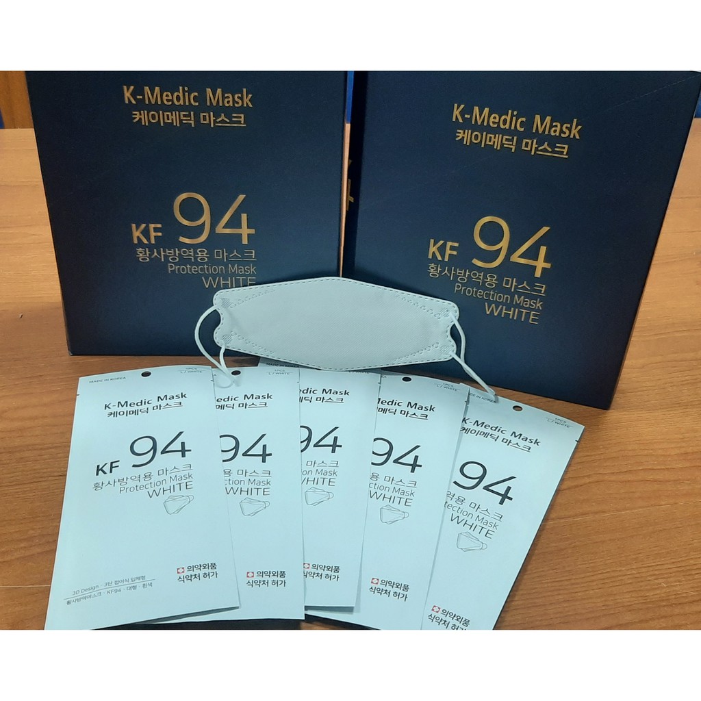 พร้อมส่ง หน้ากากอนามัย KF94 KMedic Mask [Made in Korea] นำเข้าจาก