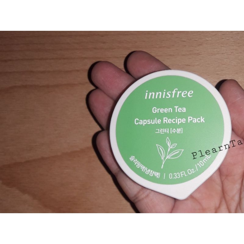 [ของแท้ 100]《Sleeping Mask แบบถ้วย》innisfree Green Tea Capsule Recipe