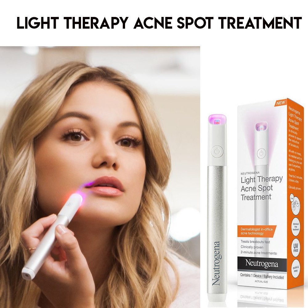 เลเซอร์รักษาสิว Neutrogena Light Therapy Acne Spot Treatment Shopee
