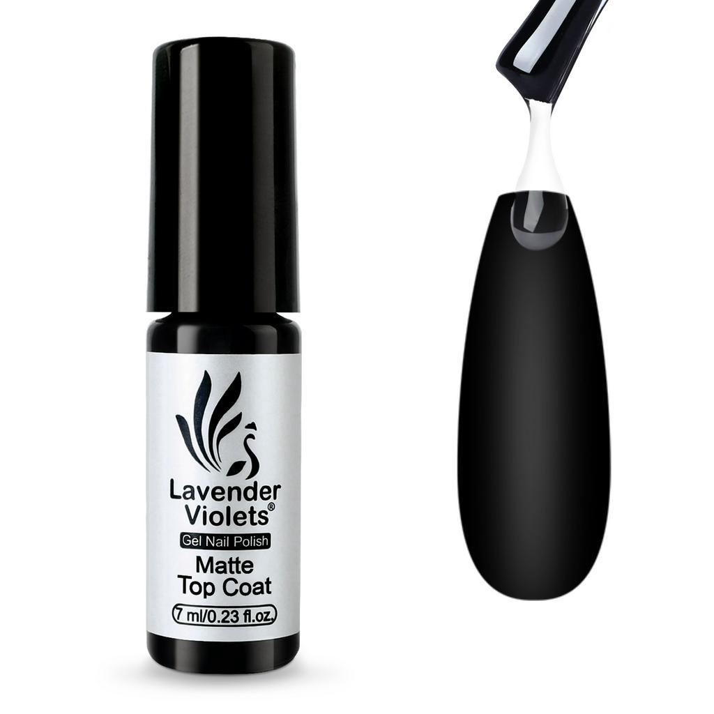 7ml Matte Gel Top Coat, No Wipe Matte Top Coat UV LED Soak Off Nail