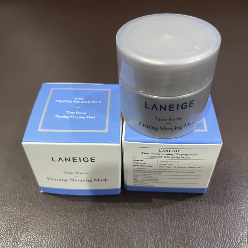 (แท้ 100) laneige firming sleeping mask 10ml. พร้อมกล่อง Shopee Thailand