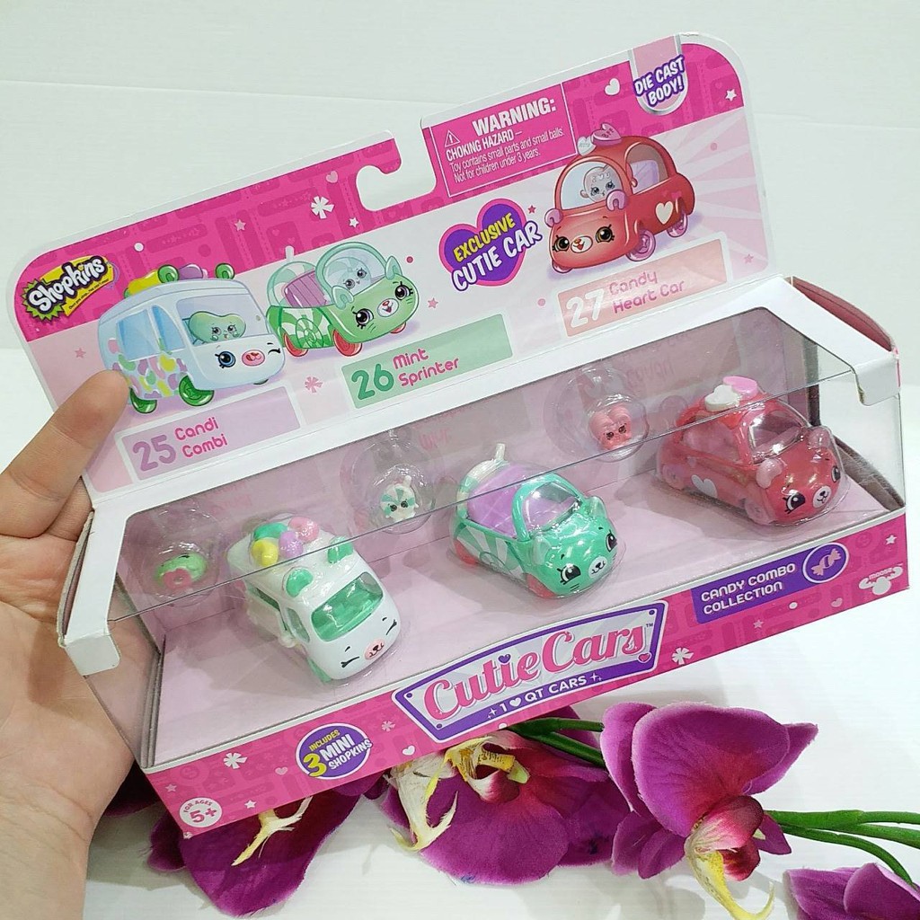 SHOPKINS CUTIE CARS PLAYSET OF 3 แพค 3 คัน 25 26 27 Shopee Thailand