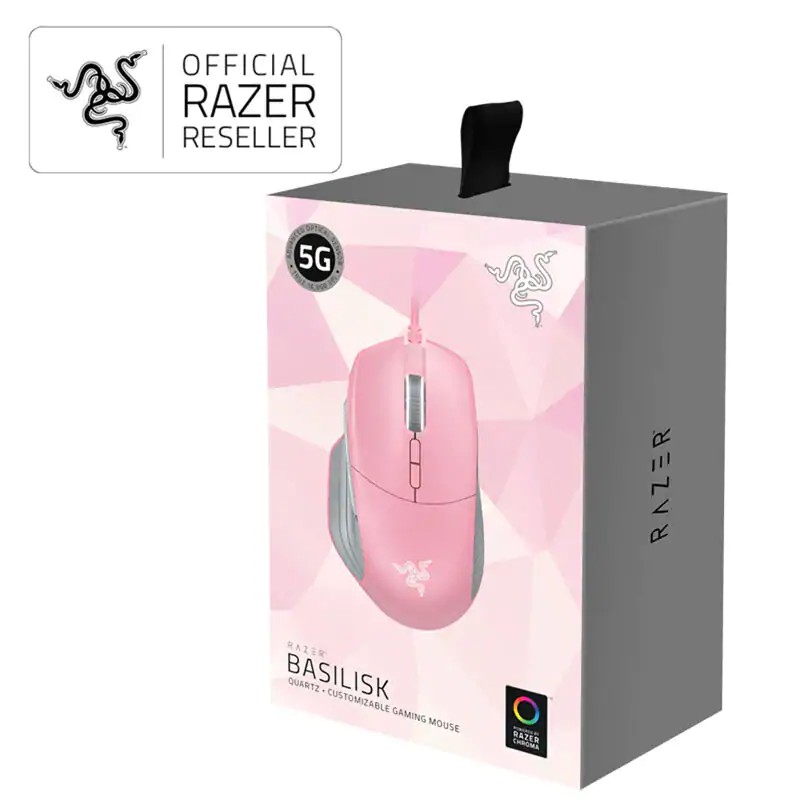 Razer Gaming Mouse Basilisk Quartz Pink Shopee Thailand